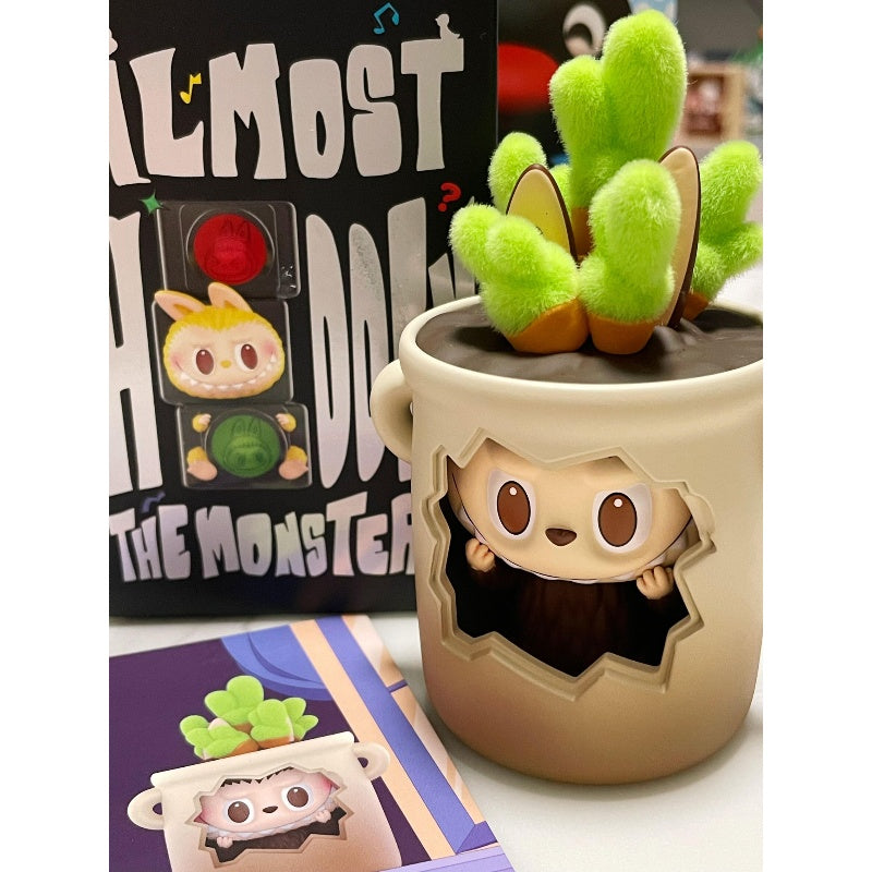 Labubu The Monsters Almost Hidden Series Flower Pot