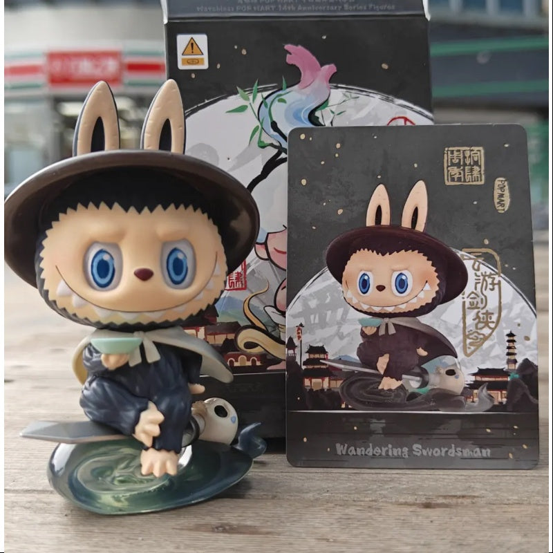 Labubu Matchless Pop Mart 14th Anniversary Series Wandering Swordsman