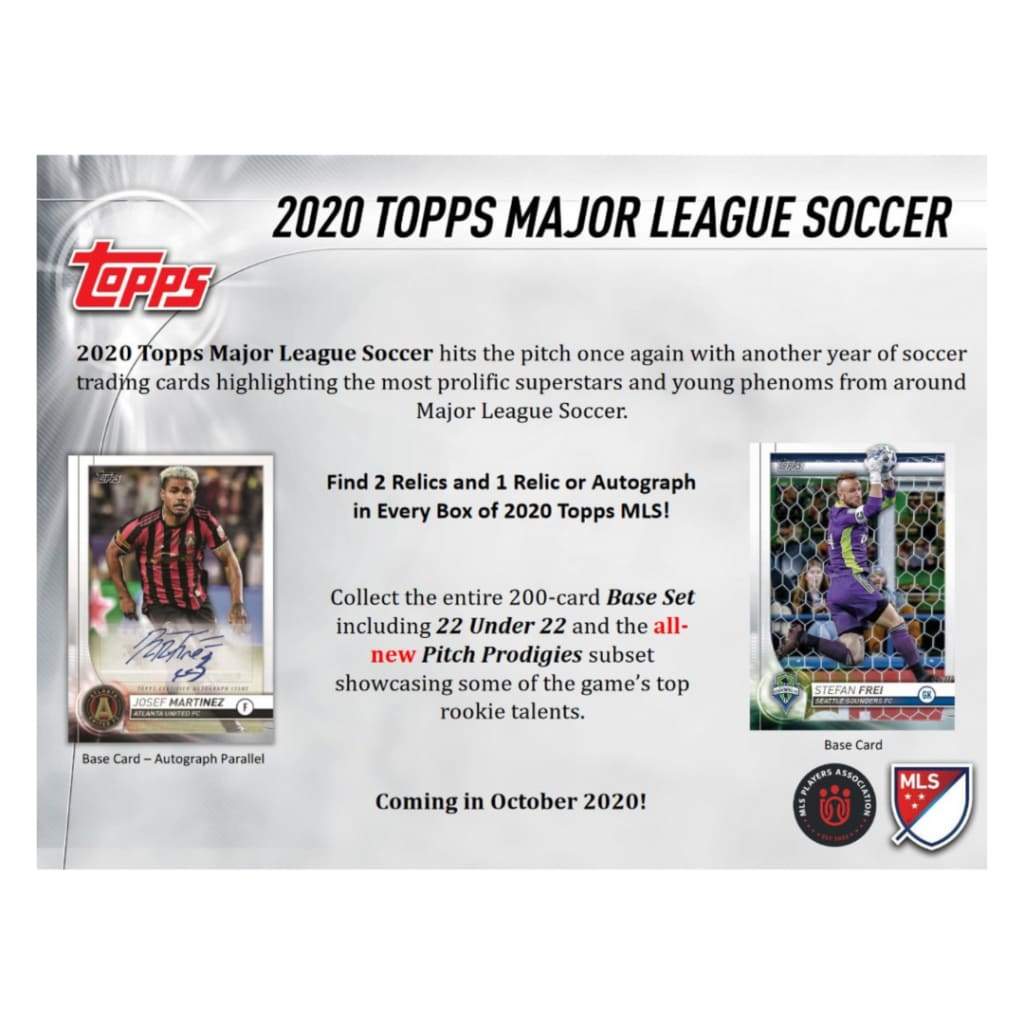 2020 Topps Mls Soccer Hobby Box