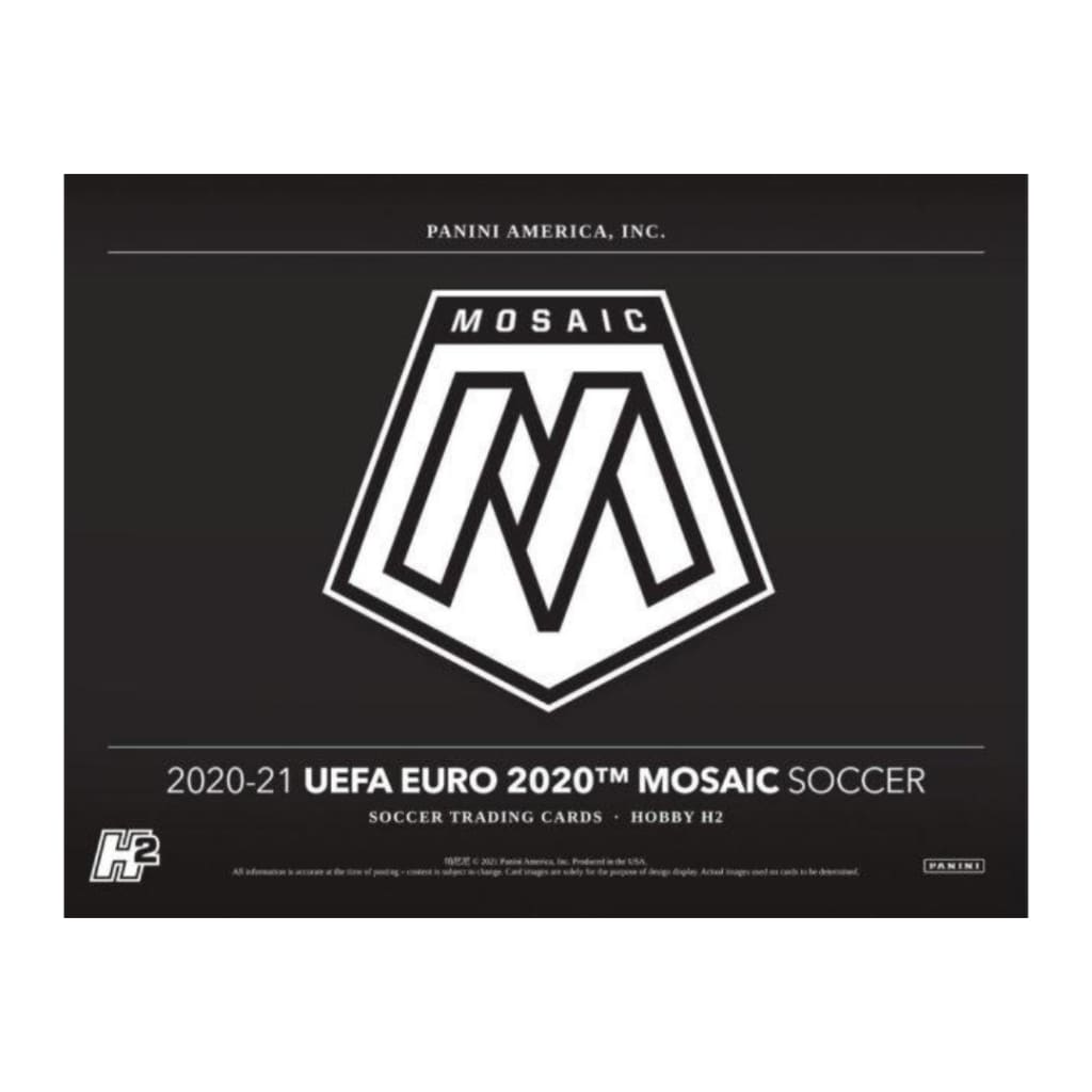2021 Panini Mosaic UEFA Euro Soccer H2 Hybrid Hobby Box