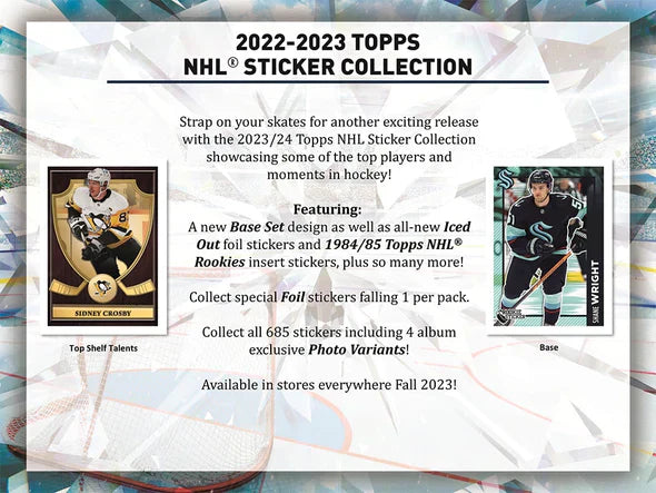 2023-24 Topps NHL Hockey Sticker Album
