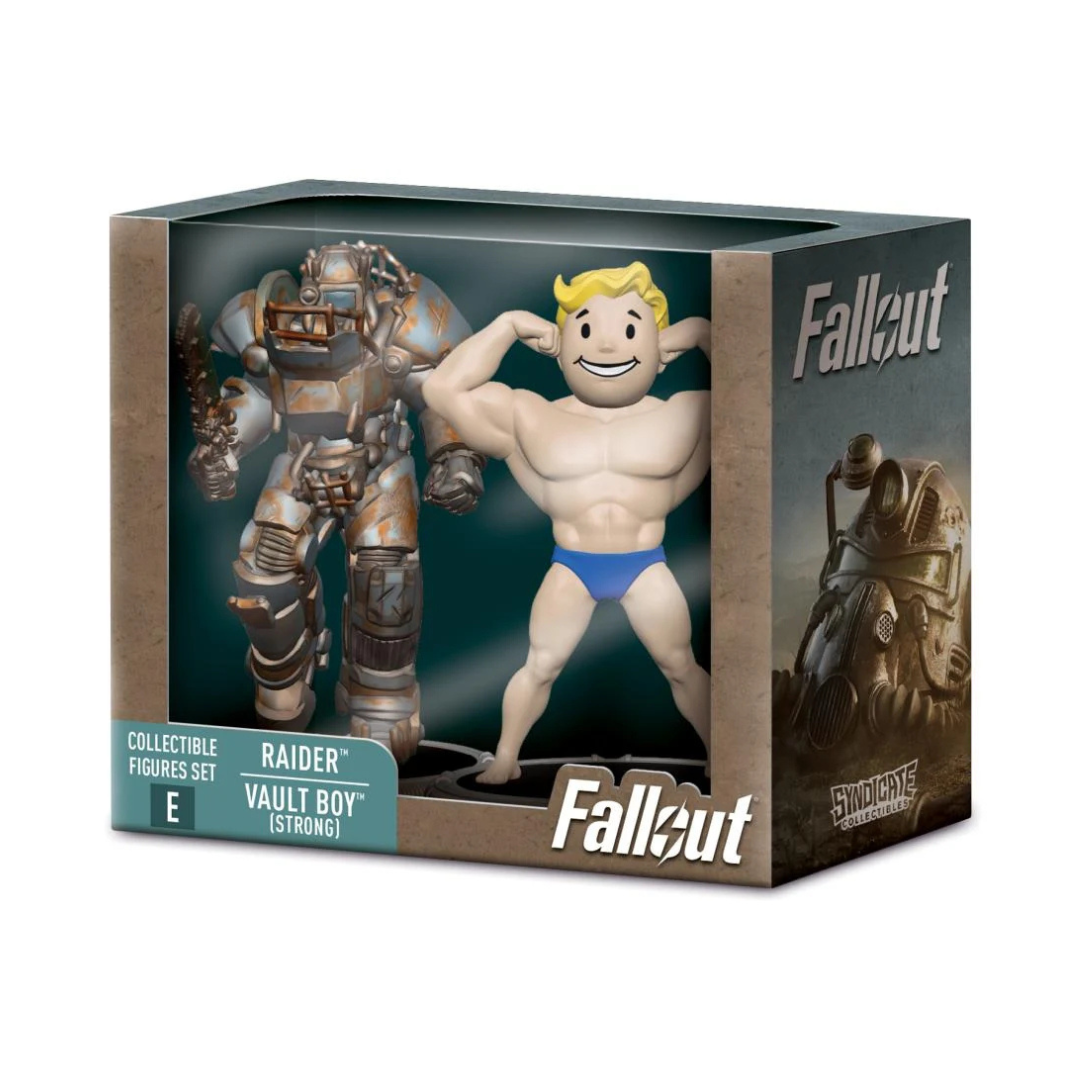 Fallout Collectible Figures Set Raider & Vault Boy (Strong)