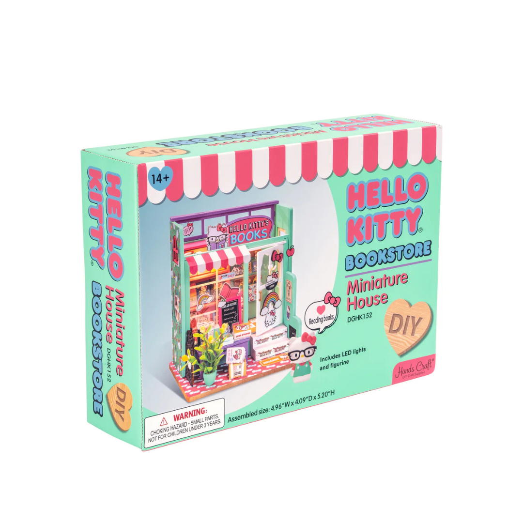 DIY Miniature House Kit  Hello Kitty® Bookstore
