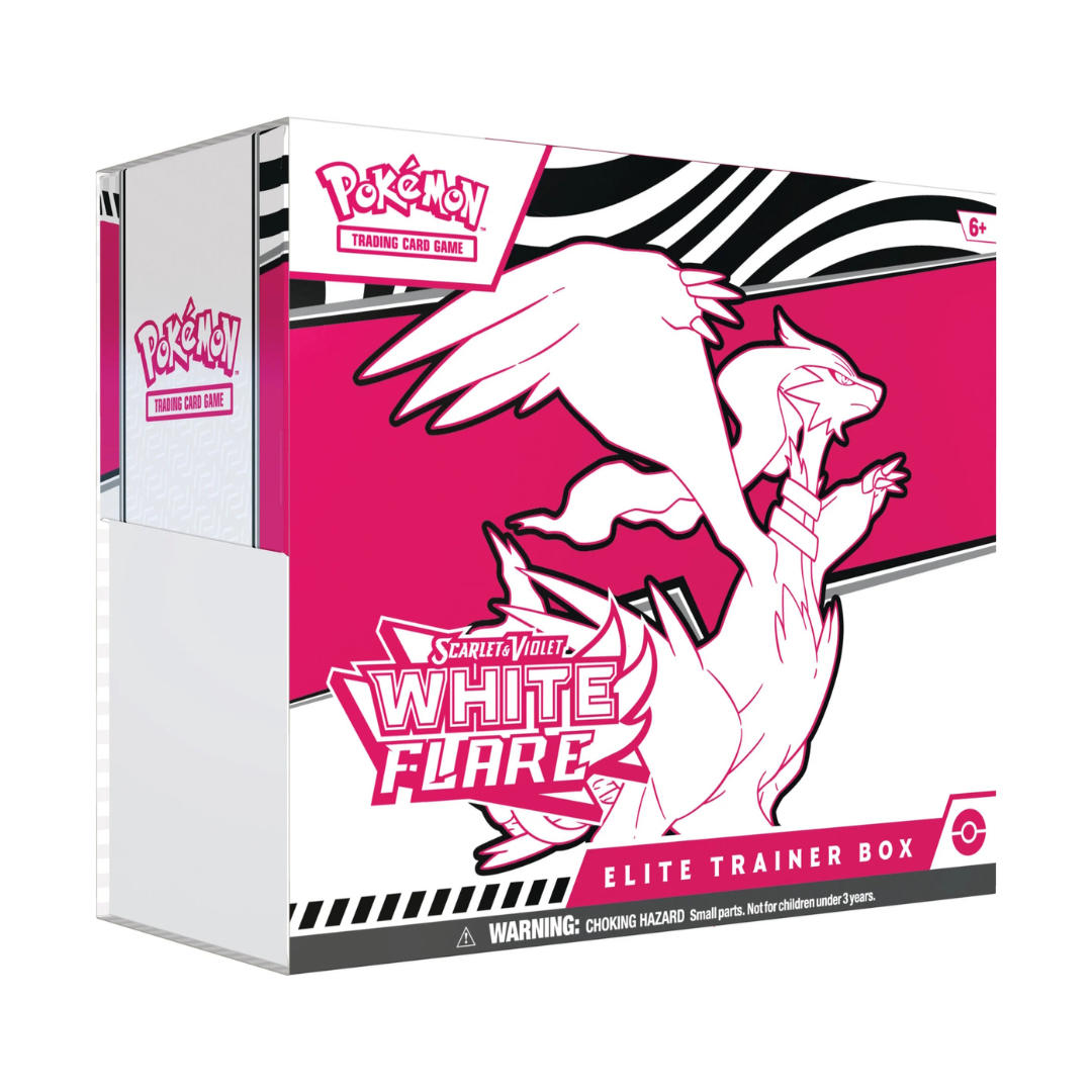 Pokemon Scarlet And Violet White Flare Elite Trainer Box