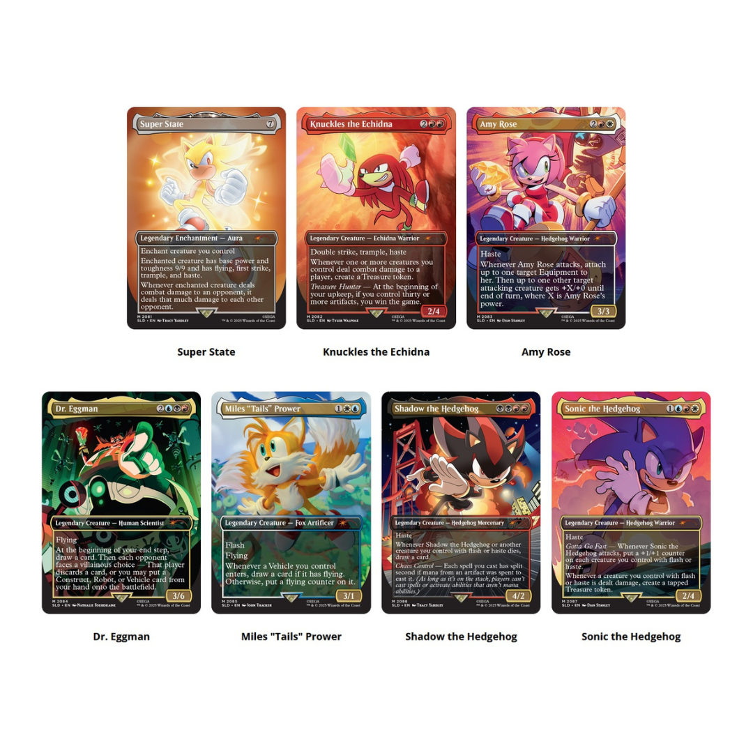 Magic The Gathering Secret Lair X Sonic Friends and Foes, Nonfoil (Pre Order)