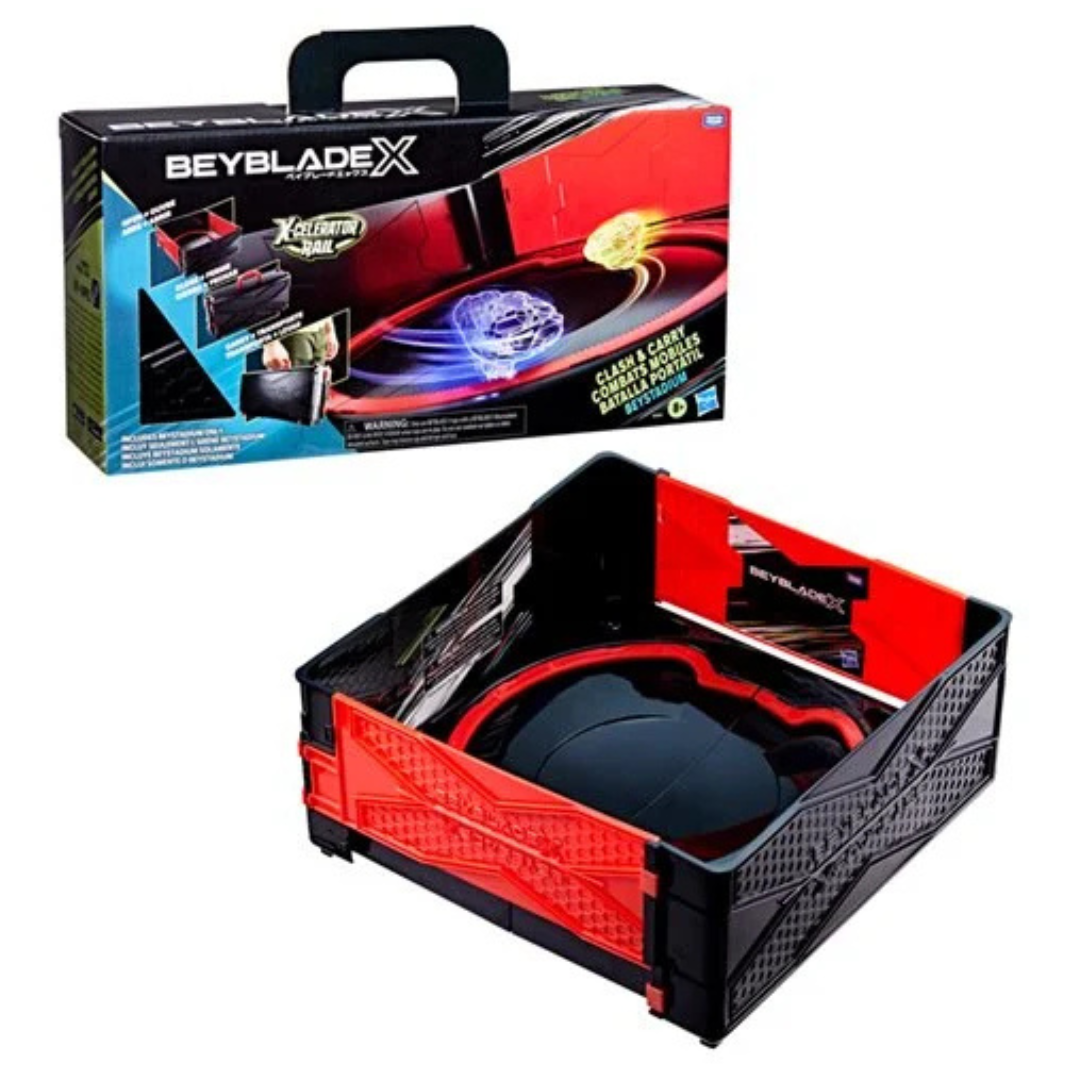 Beyblade X Clash and Carry Beystadium Battle Arena