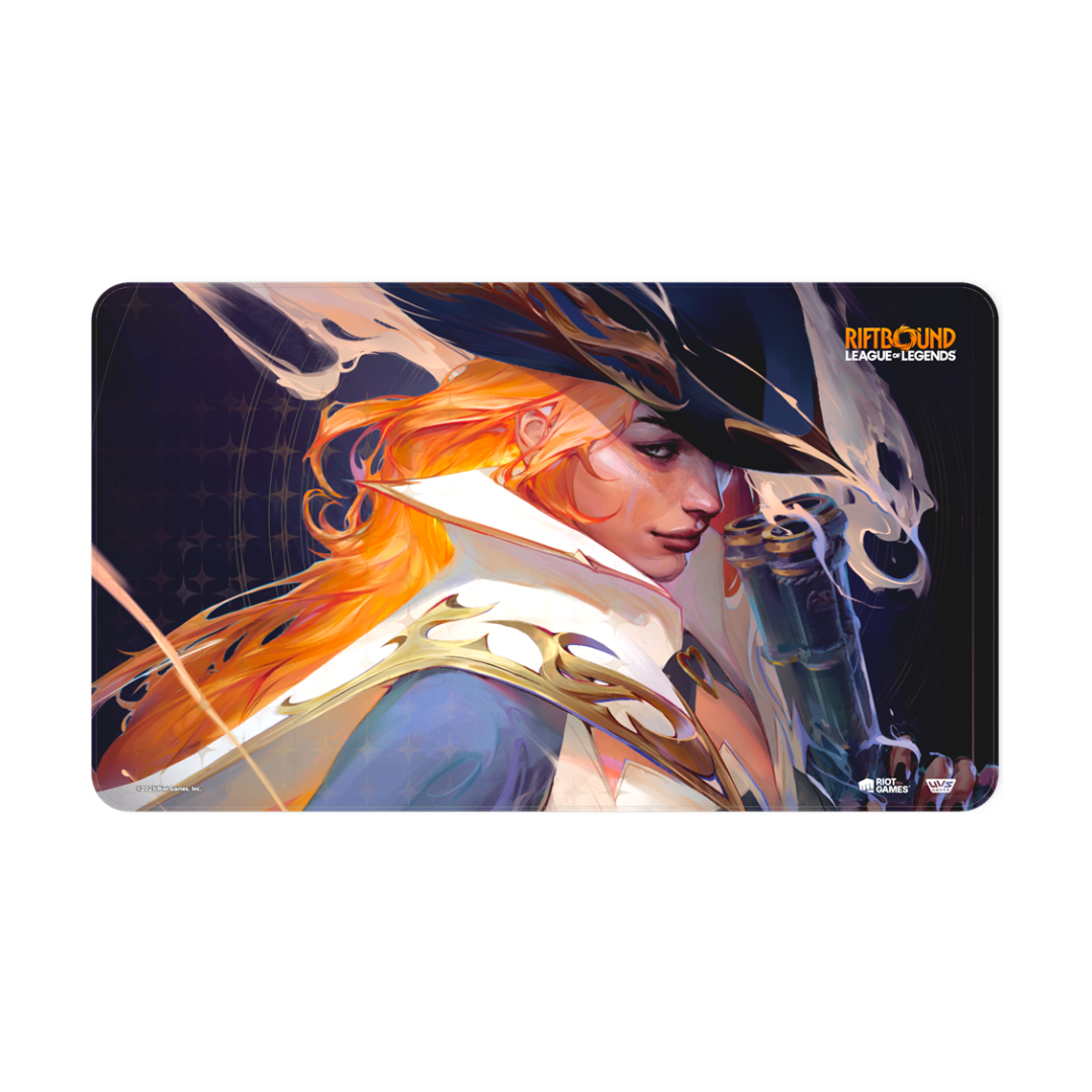 RIFTBOUND LEAGUE OF LEGENDS TCG ORIGINS PLAYMAT MISS FORTUNE (Pre Order)
