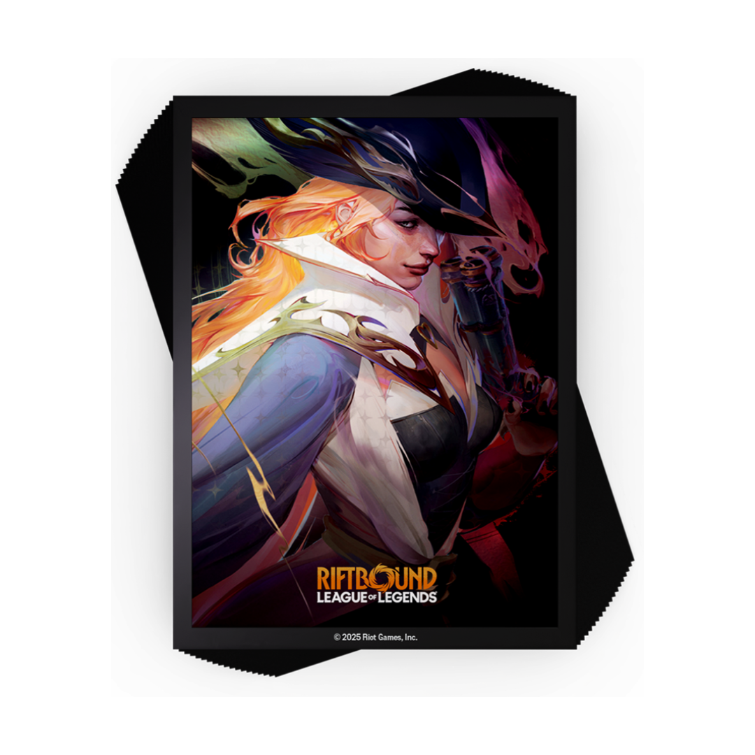 RIFTBOUND LEAGUE OF LEGENDS TCG ORIGINS ART SLEEVES MISS FORTUNE 100CT (Pre Order)