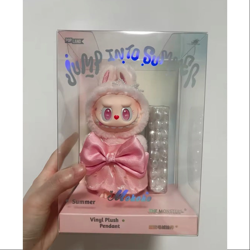 Labubu The Monsters Mokoko Jump Into Summer Vinyl Plush Pendant 2025 Limited Edition