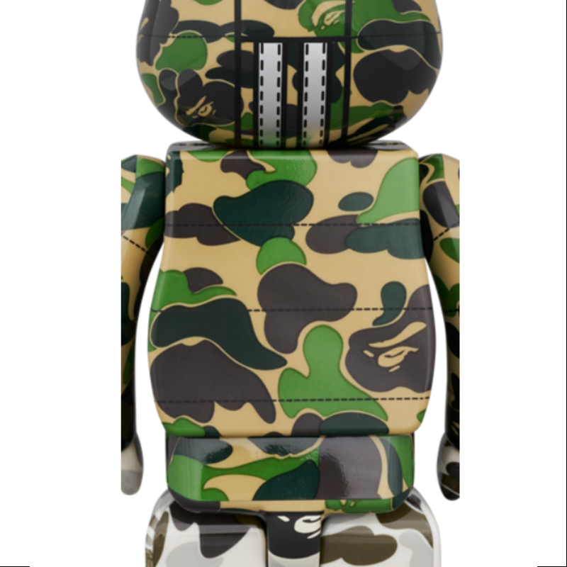 Bearbrick Bape Canada Goose Shark 400% & 100% 3PCS Be@rbrick 2024 Limited