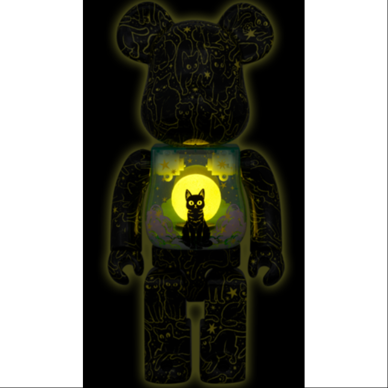 Bearbrick Cat In The Night Sky 400% Be@rbrick 2024 Limited