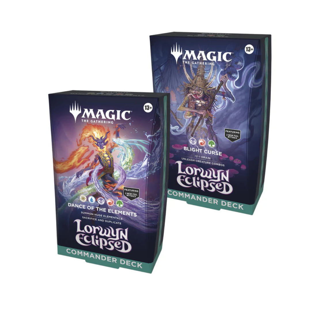 Magic The Gathering - Lorwyn Eclipsed - Commander Deck Bundle Set Of 2 (Pre Order)