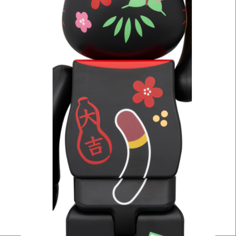 Bearbrick Peko Lucky Cat Lucky Black 400% & 100% Be@rbrick 2024 Limited