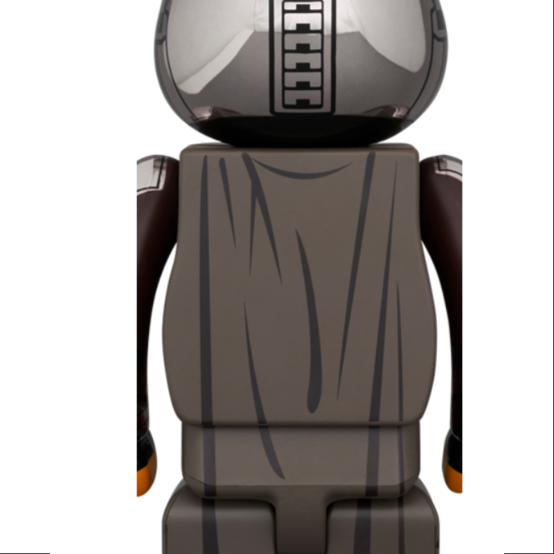 Bearbrick Star War the Mandalorian Chrome Ver.400% & 100% Be@rbrick 2024 Limited