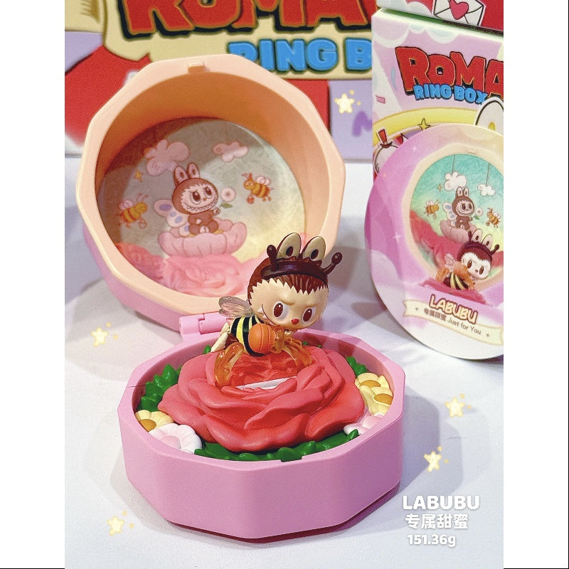 Labubu Pop Mart Romantic Ring Box Series 4 Labubu Just for You