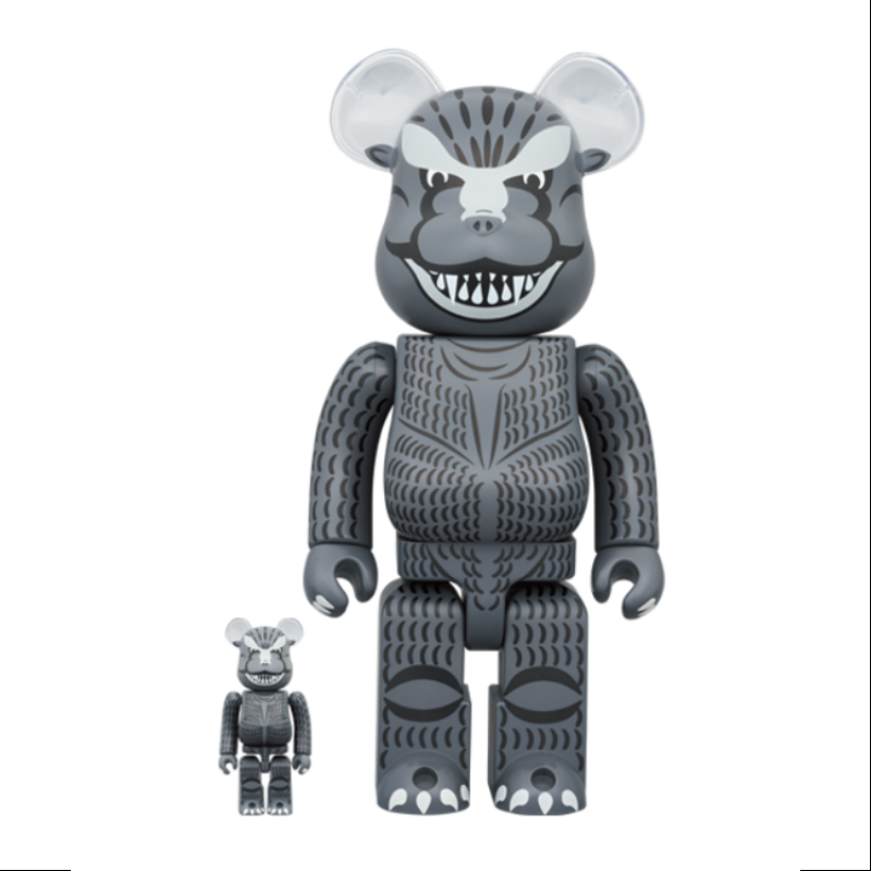 Bearbrick Godzilla(1954) 400% & 100% Be@rbrick 2024 Limited