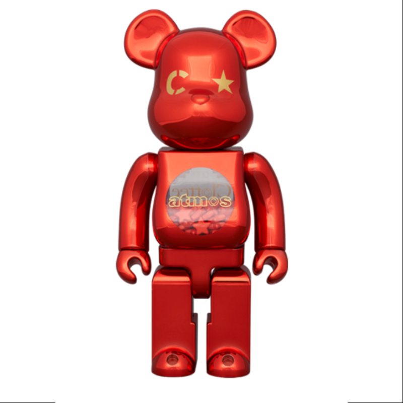 Bearbrick x Atmos x Clottee 400% & 100% Be@rbrick 2023 Limited