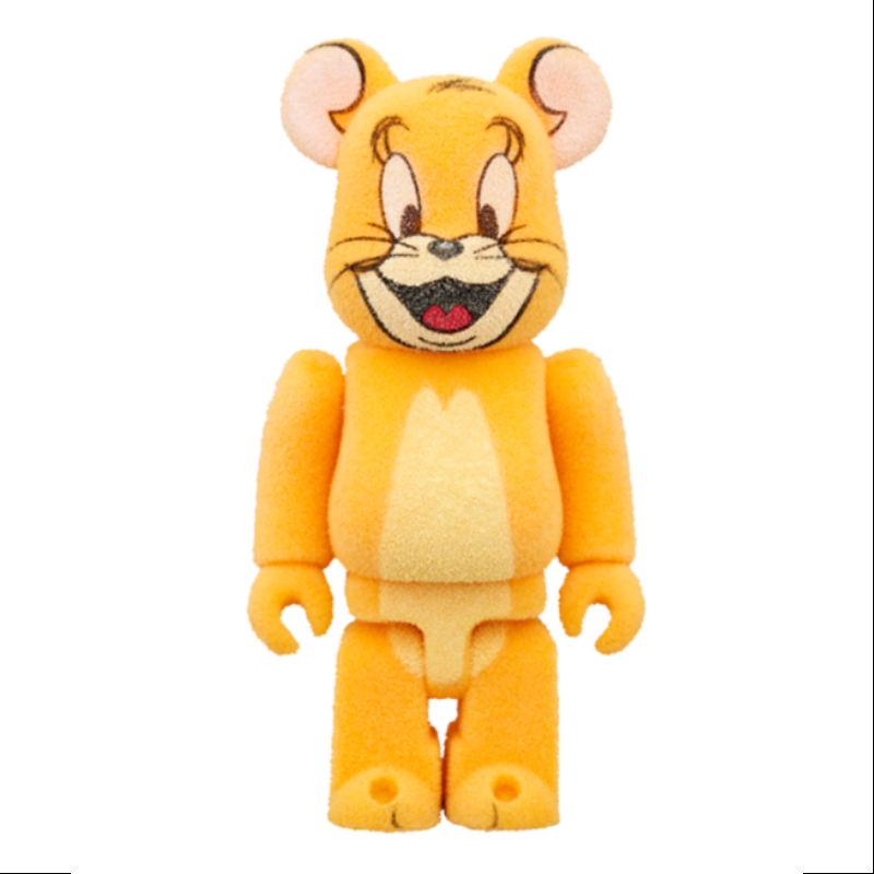 Bearbrick Jerry（Classic Color） Flocky Ver. 400% & 100% Be@rbrick 2024 Limited