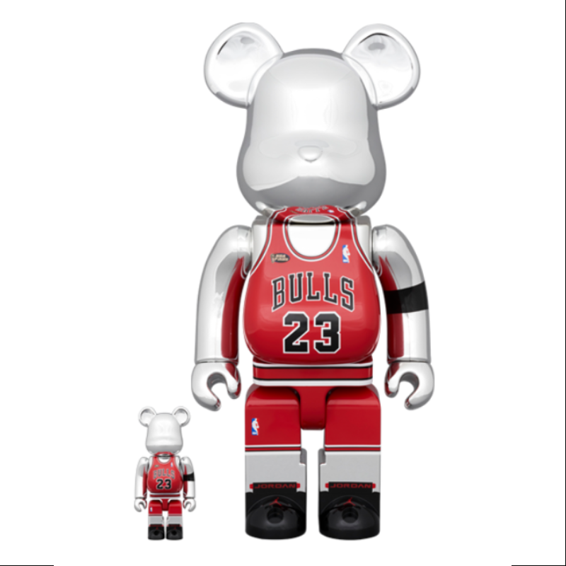 Bearbrick Michael Jordan 1998 Last Shot 400% & 100% Be@rbrick 2023 Limited
