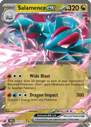 Salamence ex - 114/159 (114) Double Rare Holofoil
