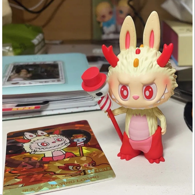 Labubu Pop Mart Loong Presents the Treasure Series FLYING LOONG