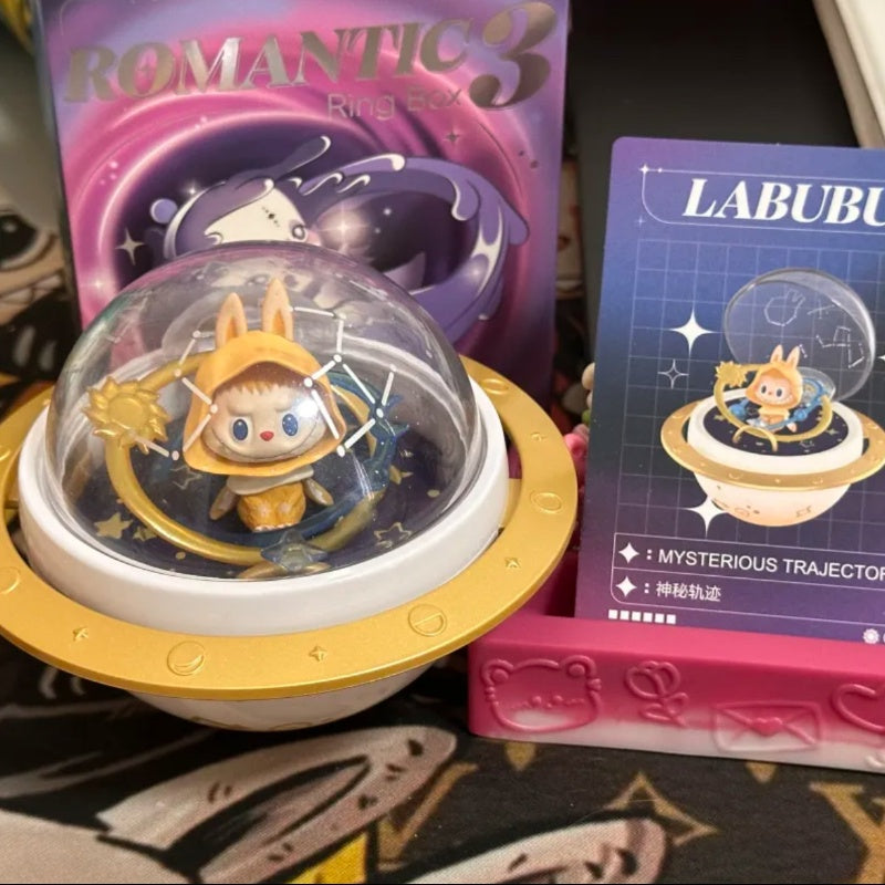 Labubu Pop Mart Romantic Ring Box Series 3 Labubu Mysterious Trajectory