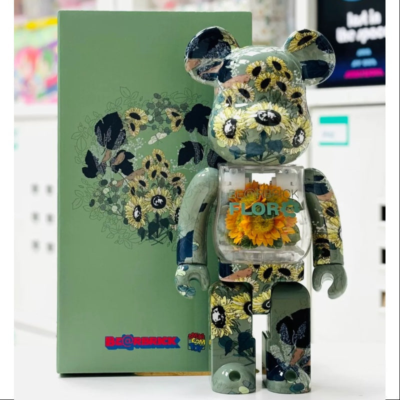 Bearbrick FOLR@ Sunflower 400% Be@rbrick 2024 Limited