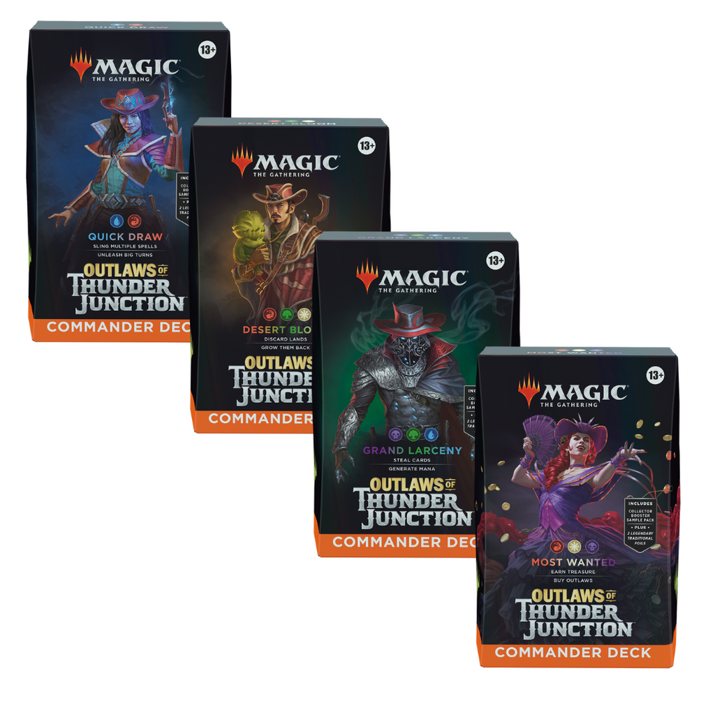 MTG - Outlaws of Thunder Junction - Commander Deck - Set of 4