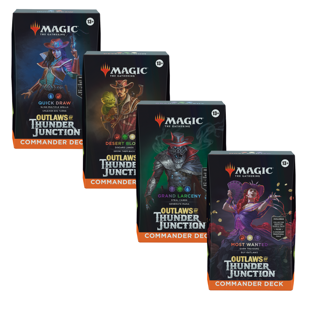 MTG - Outlaws of Thunder Junction - Commander Deck - Set of 4