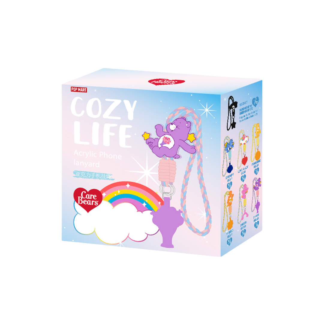 Care Bears Cozy Life Series-Acrylic Phone Lanyard Blind Box