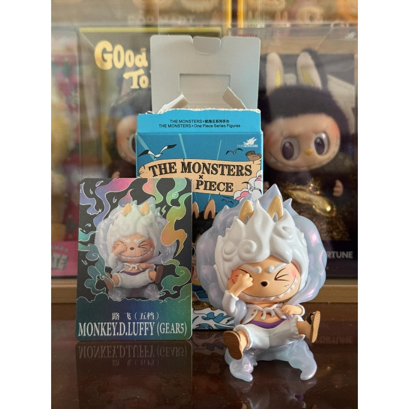 Labubu The Monsters X One Piece Series Secret MONKEY.D.LUFFY(GEAR5)(1/144)