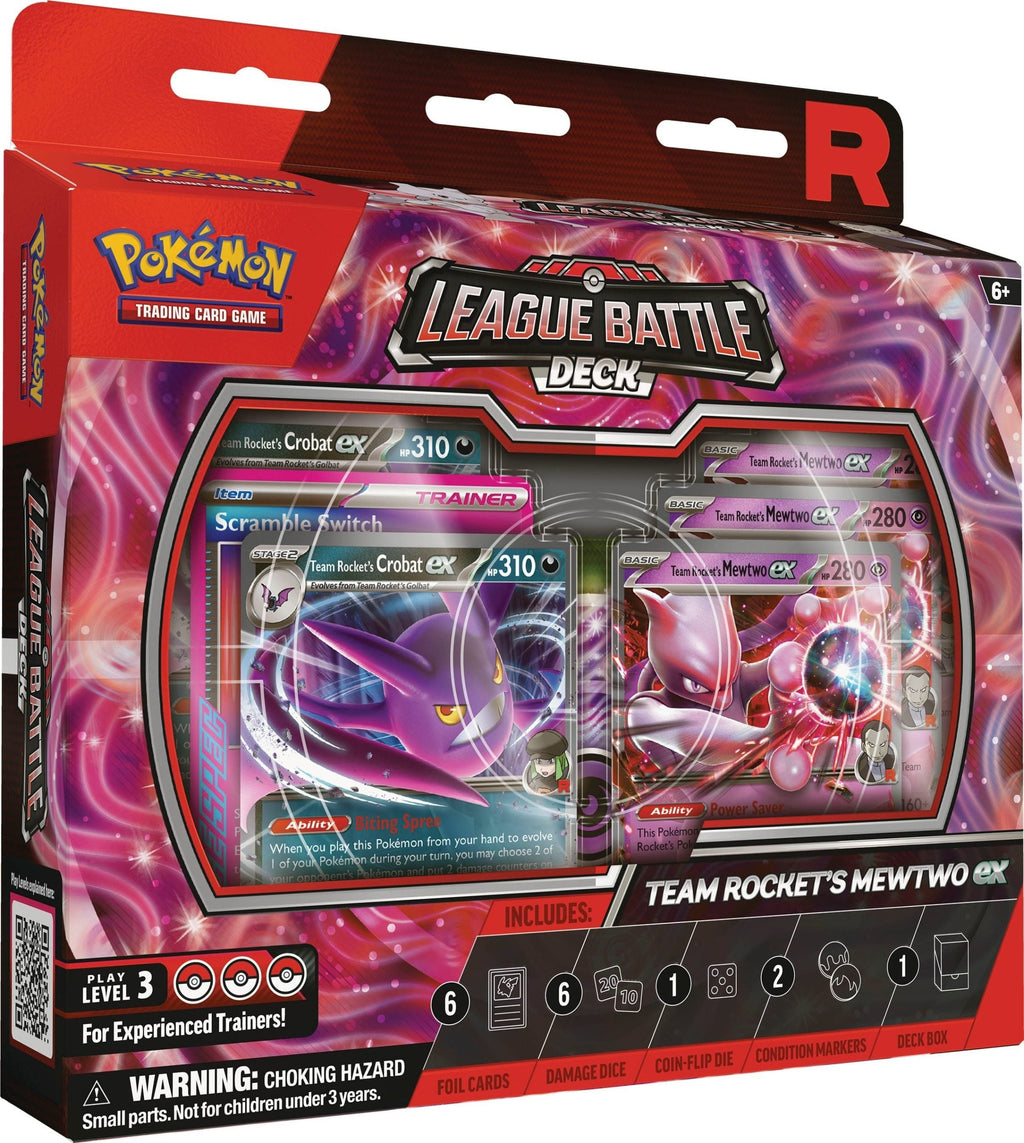 Pokemon Team Rocket’s Mewtwo ex League Battle Deck (Pre Order)