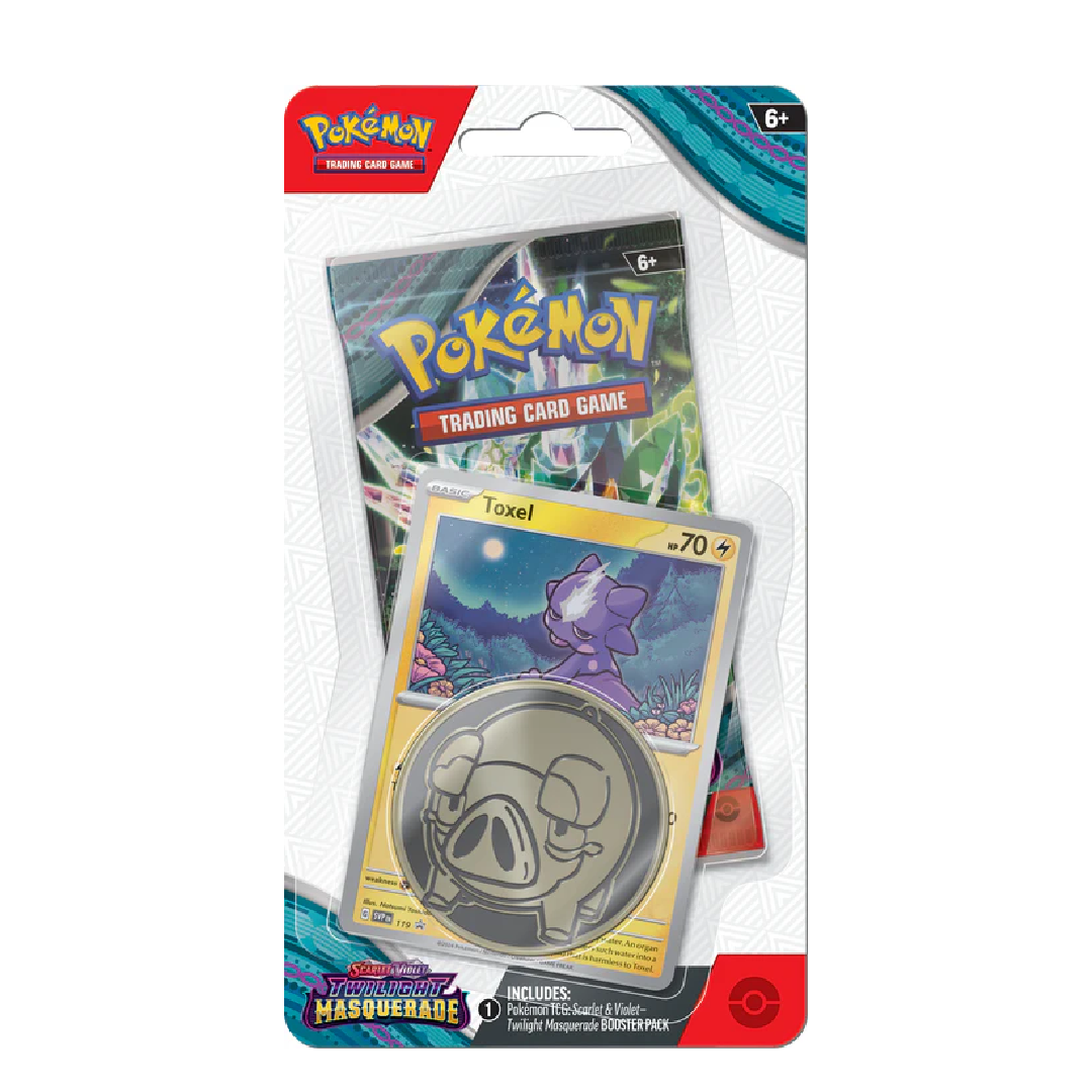 Pokemon - Scarlet and Violet - Twilight Masquerade - Checklane Blister - Toxel