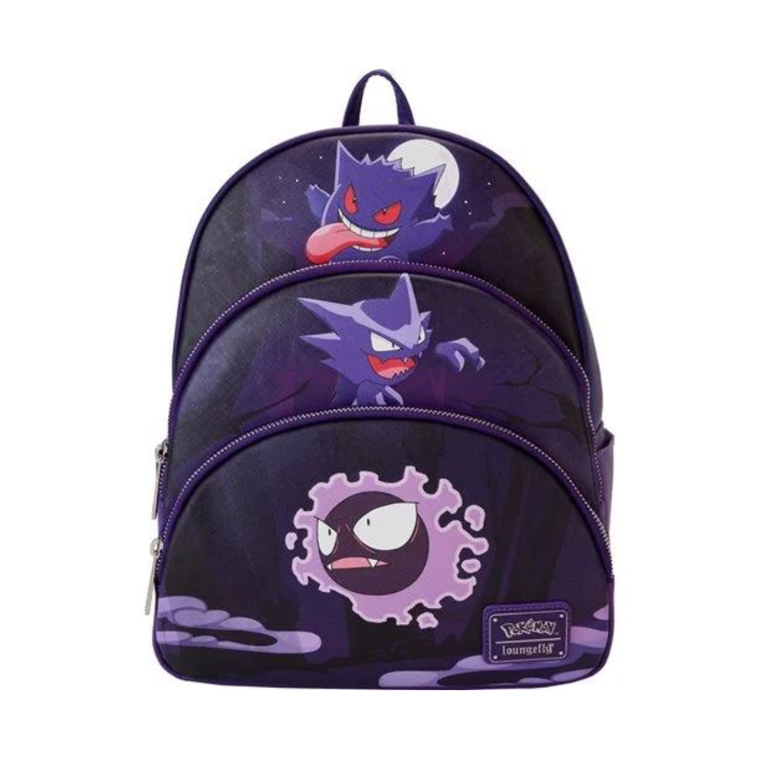 Pokemon Gengar Evolution Triple Pocket Backpack