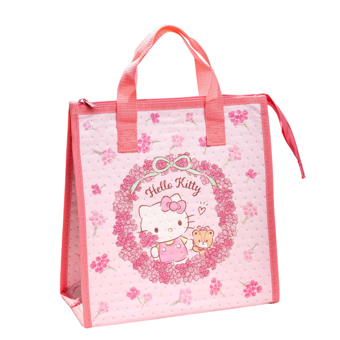 Hello Kitty Insulated Lunch Bag (Floral Wreath)