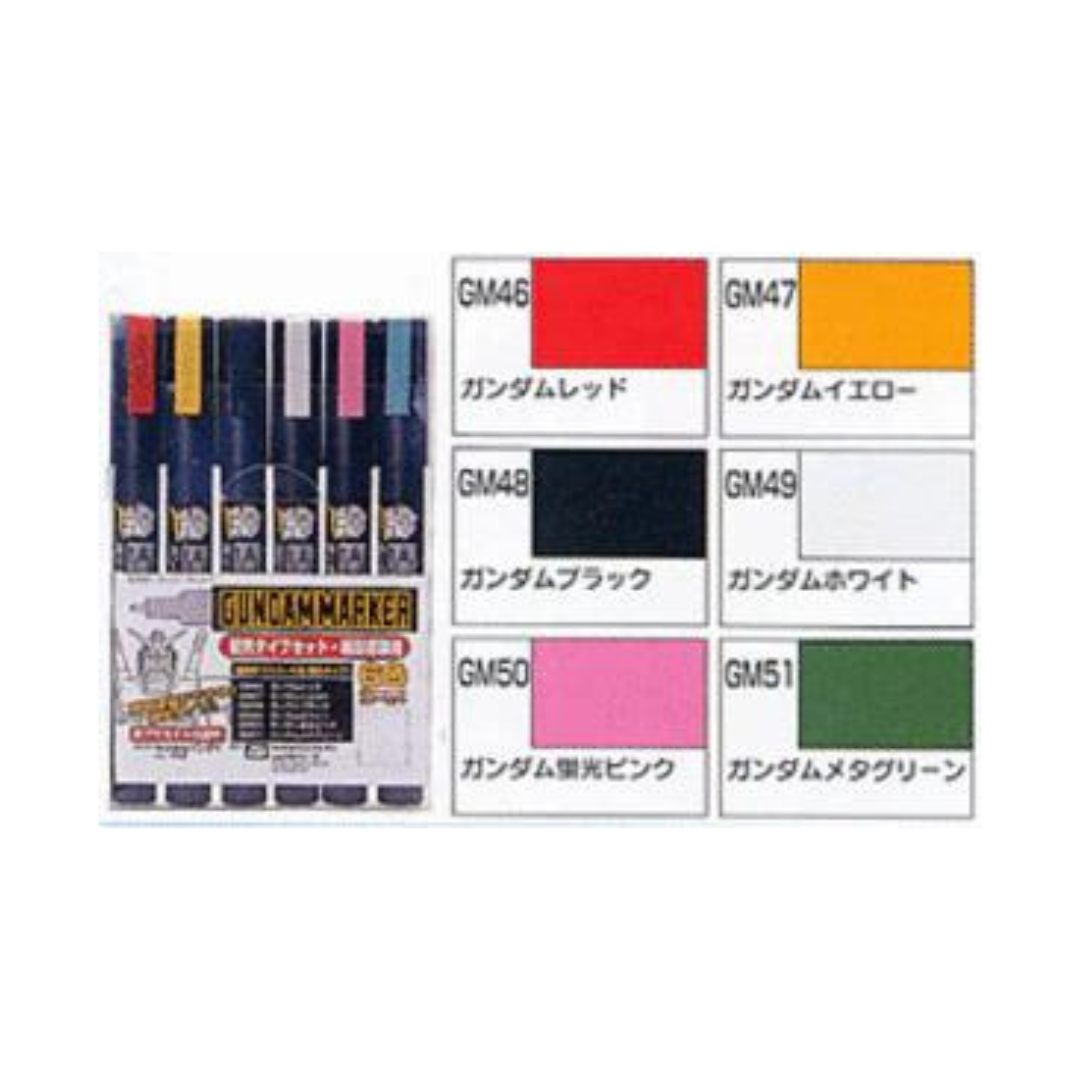 GMS110 F Edge Marker Gundam Marker Set