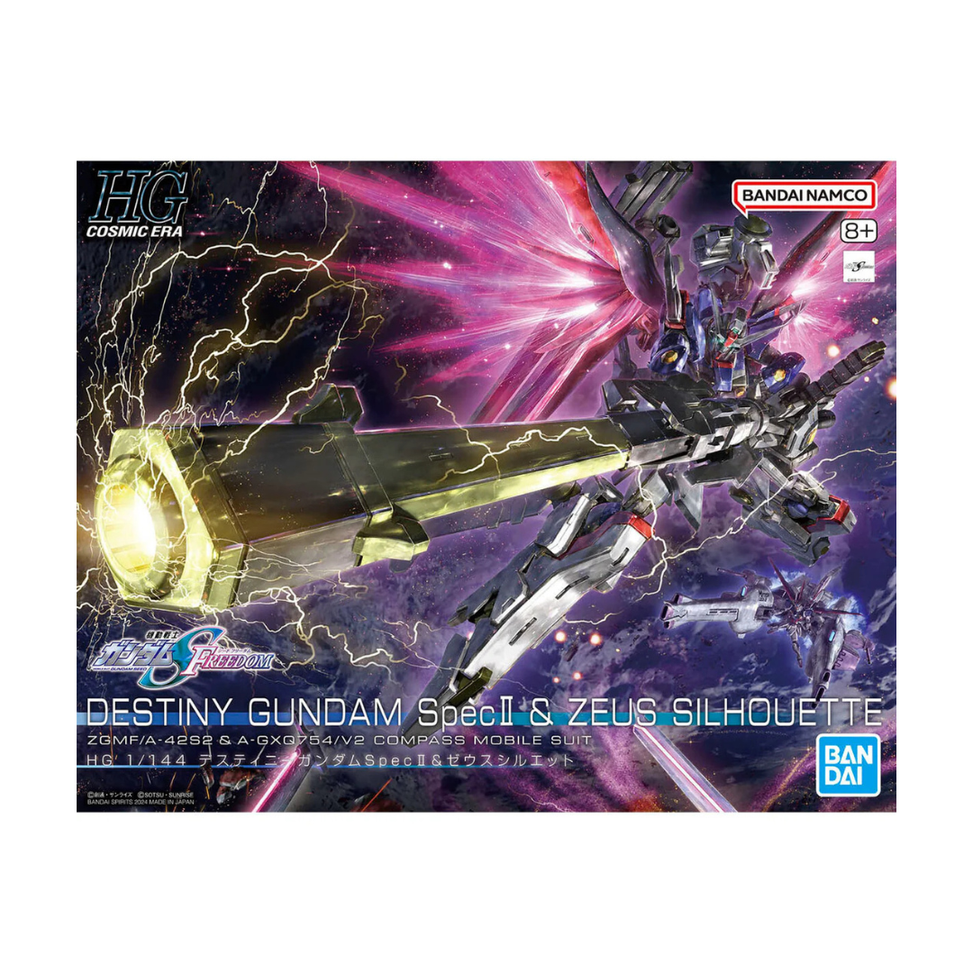 HGCE Destiny Gundam Spec II & Zeus Silhouette 1/144