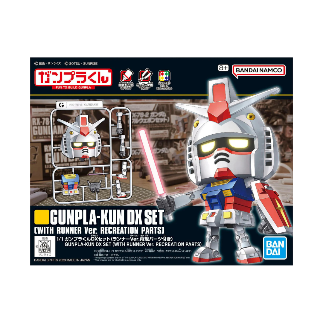 Gunpla-Kun Dx Set (With Runner Ver. Recreation Parts) 1/1