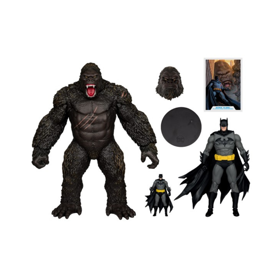 DC Multiverse Batman vs. Kong (Justice League vs. Godzilla vs. Kong) 2 Pack
