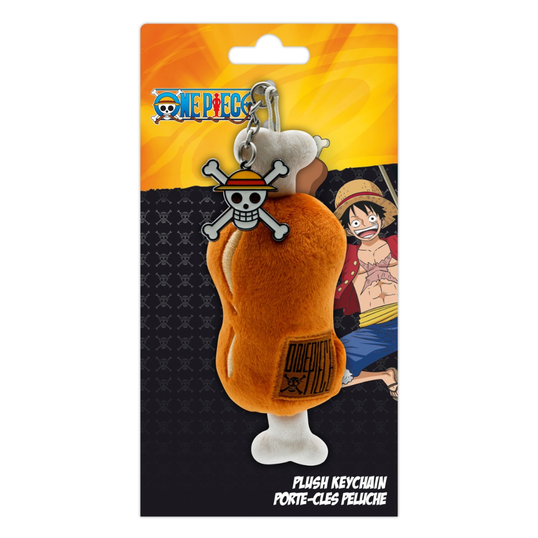One Piece: Meat on Bone Plush Keychain