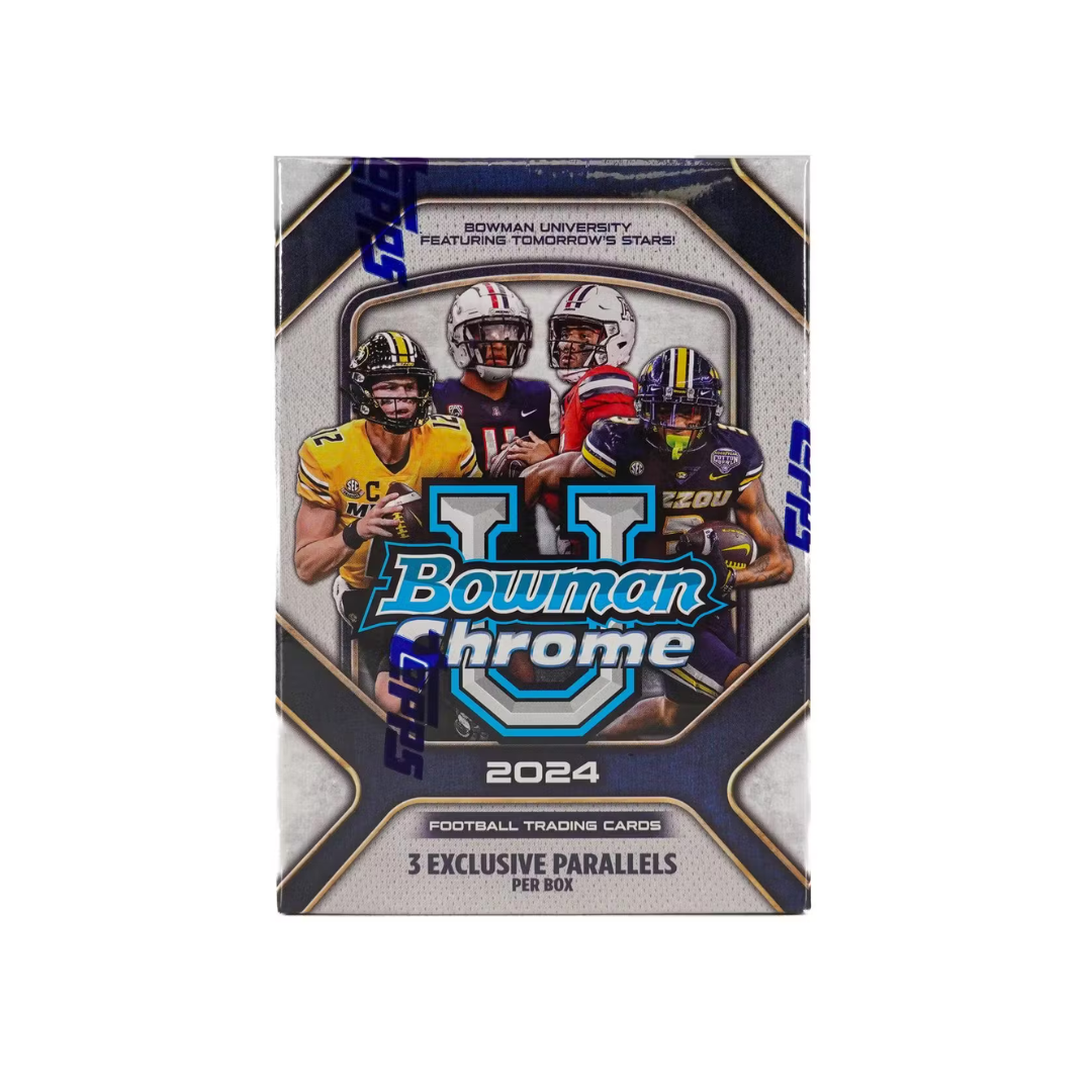 2024 Bowman University Chrome Football 7-Pack Blaster Box