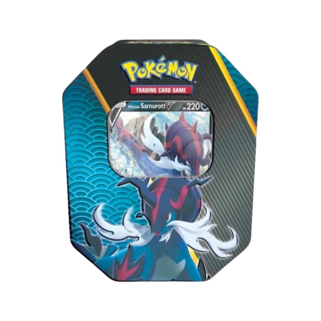 Divergent Powers Tins: Hisuian Samurott V Tin (EU Version)
