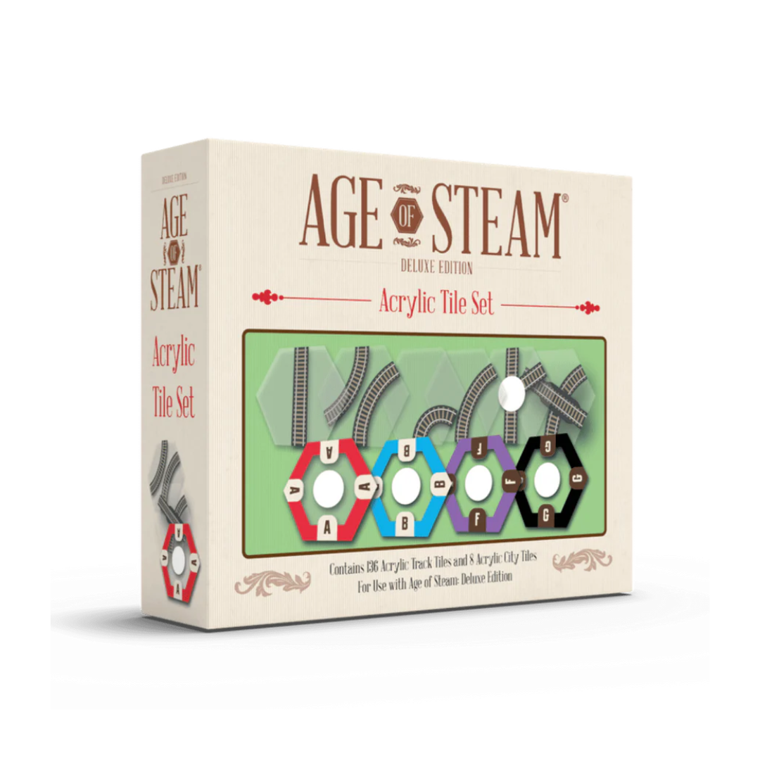 Age of Steam: Deluxe Edition – Acrylic Tile Set