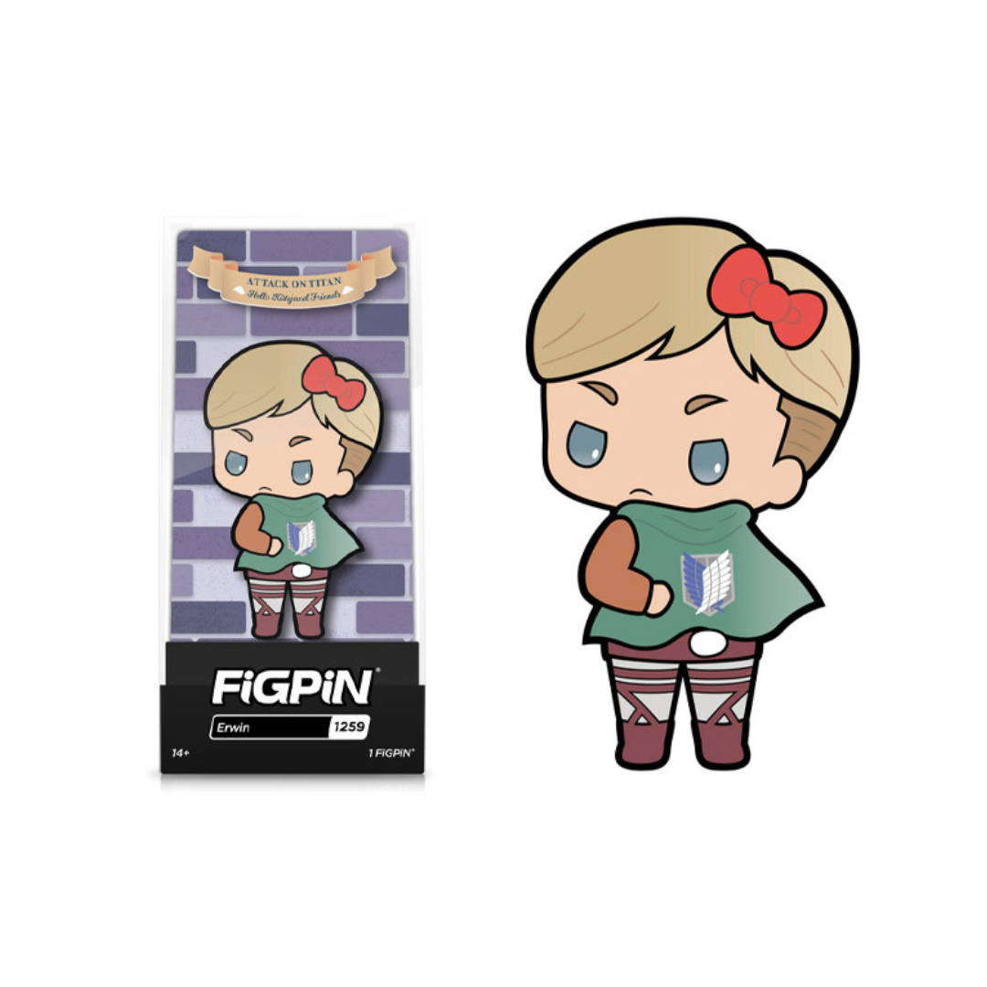 Attack on Titan x Hello Kitty and Friends FiGPiN #1259 Erwin Smith