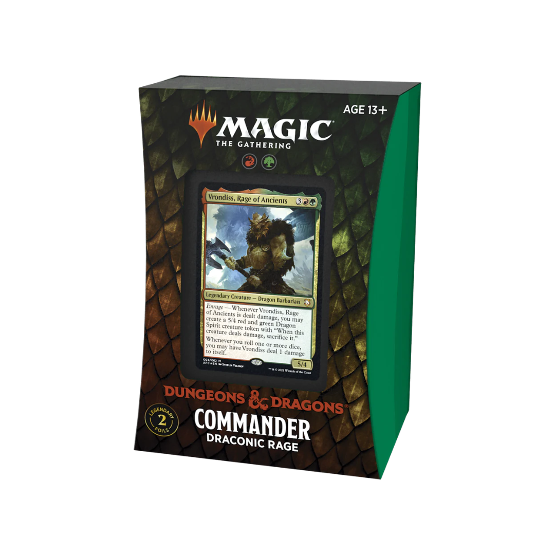 MTG - Dungeons & Dragons: Adventures in the Forgotten Realms - Commander Deck - Draconic Rage