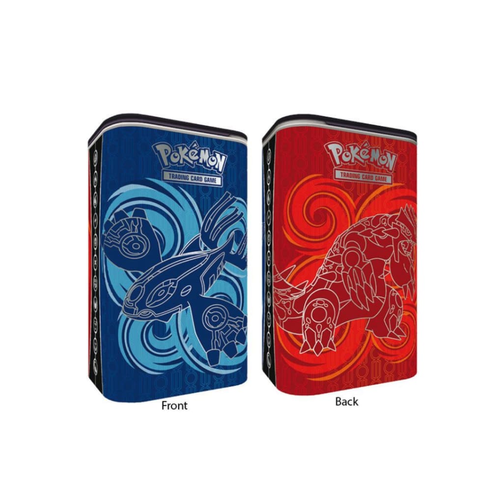 Elite Trainer Deck Shield Tin 2015 - Primal Groudon & Primal Kyogre