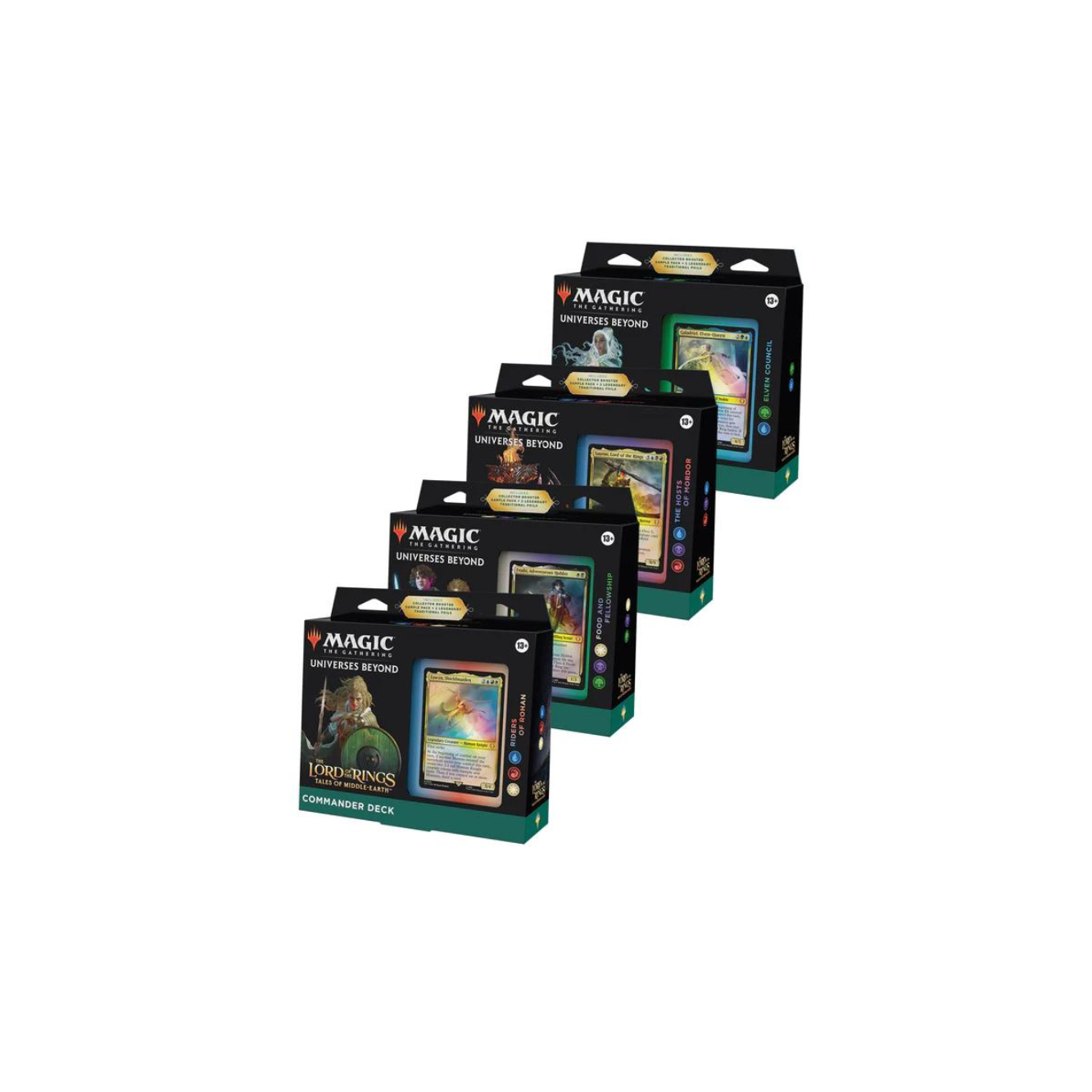 MTG - The Lord of the Rings: Tales of Middle-Earth - Commander Deck - Set of 4