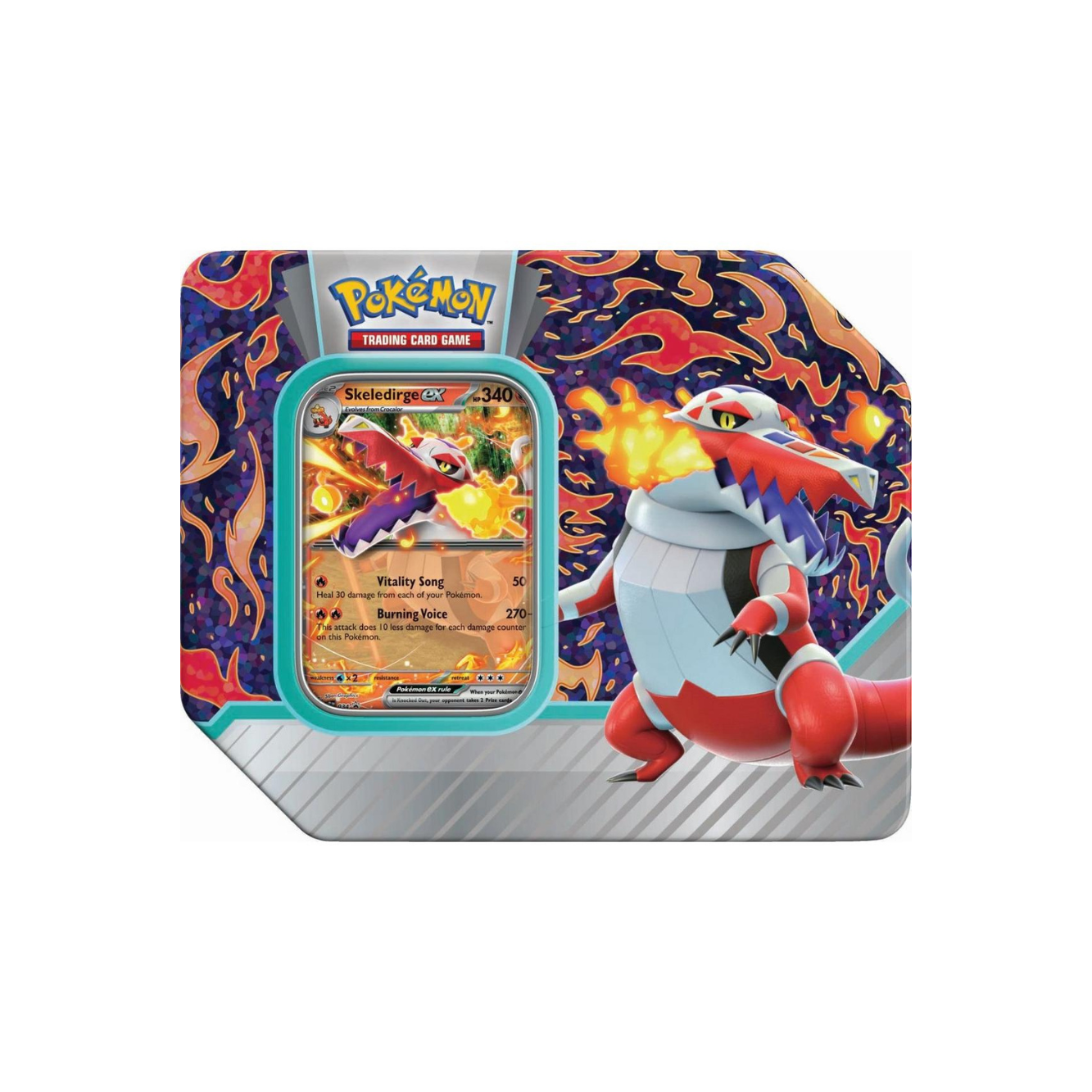 Pokemon TCG: Paldea Partners Tin - Skeledirge ex
